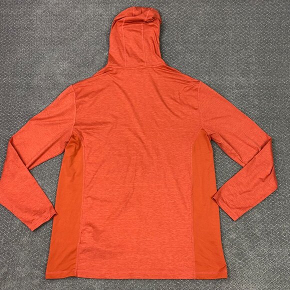 Brunt Hoodie Men's Medium Orange McKenna Performance Hooded Shirt Hoodie - Picture 5 of 10